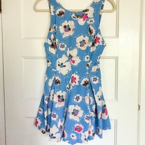 ASTR Blue Floral Romper